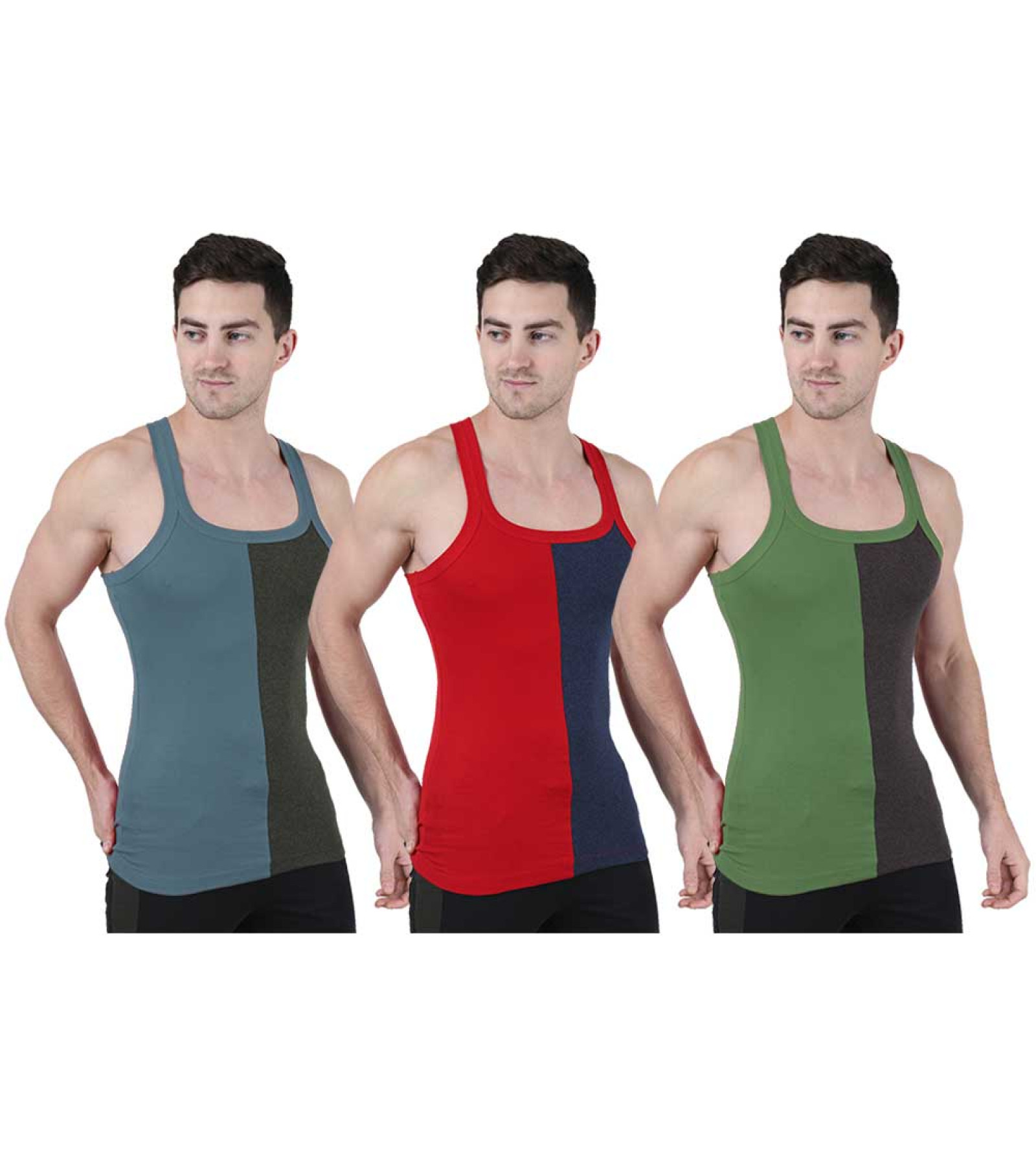 Men's Gym Vest Pack of 3 | RN Gym Vest